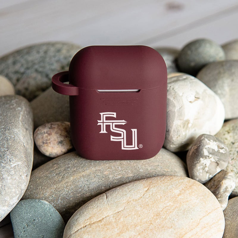 AFFINITY BANDS Florida State Seminoles Silicone Case Cover Compatible with Apple AirPods Gen 1 & 2 (Maroon) - Image 3